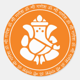 Lord Ganesha Teken Sticker