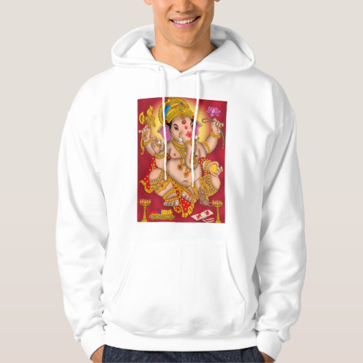 Lord Ganesha-trui Hoodie (Voorkant)