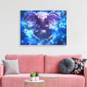 Lord Ganesha uitgerekt canvas (Insitu (Woonkamer))