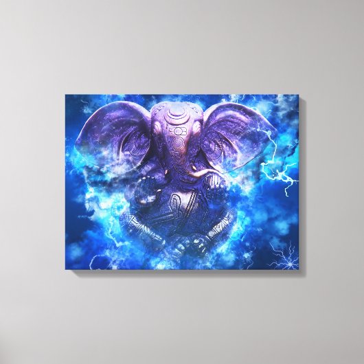 Lord Ganesha uitgerekt canvas (Voorkant)