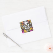 Lord Ganesha Vierkante Sticker (Envelop)