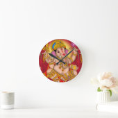 Lord Ganesha Wall Clock Ronde Klok (Huis)