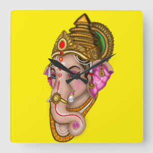 Lord Ganesha wandklok