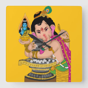 Lord Ganesha wandklok