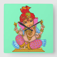 Lord Ganesha wandklok