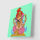 Lord Ganesha wandklok (Hoek)