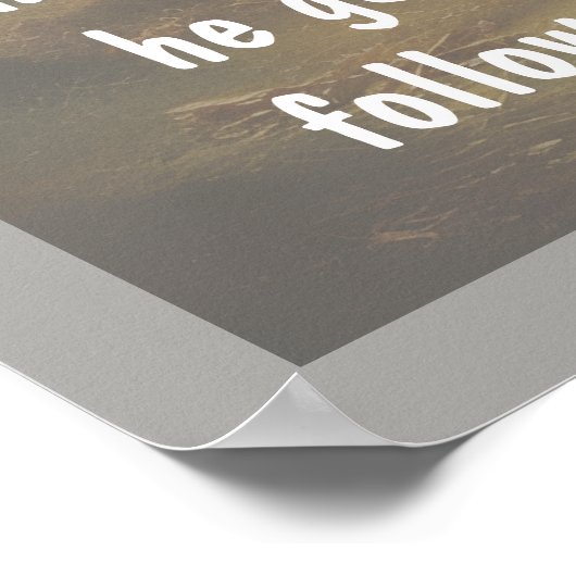 Lord Good Shephere Go Before You Bible Scripture Poster (Hoek)