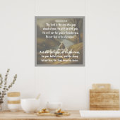 Lord Good Shephere Go Before You Bible Scripture Poster (Keuken)