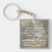 Lord Good Shephere Go Before You Bible Scripture Sleutelhanger (Voorkant)