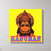 Lord Hanuman Canvas Afdruk (Voorkant)