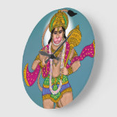 Lord Hanuman Clock Grote Klok (Hoek)