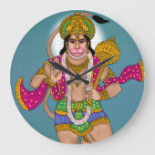 Lord Hanuman Clock Grote Klok (Voorkant)