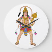 Lord Hanuman Clock Grote Klok (Voorkant)