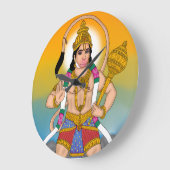 Lord Hanuman Clock Grote Klok (Hoek)