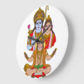 Lord Hanuman Clock Grote Klok (Hoek)