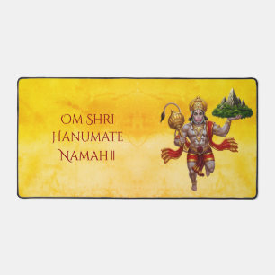 Lord Hanuman Flying Lifting Mountain Bureaumat