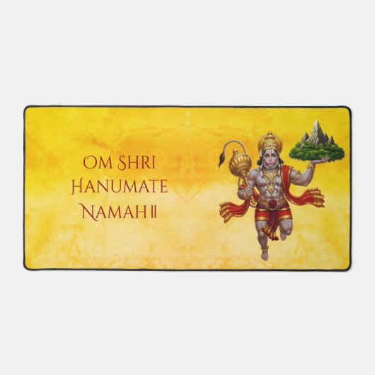 Lord Hanuman Flying Lifting Mountain Bureaumat (Voorkant)