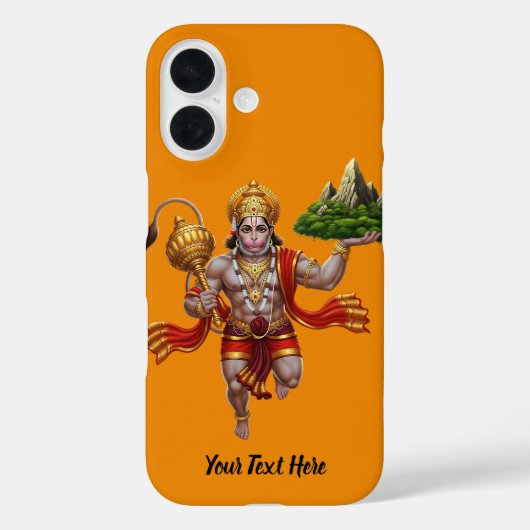 Lord Hanuman Flying Lifting Mountain Case-Mate iPhone Case (Achterkant)