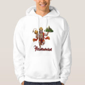 Lord Hanuman Flying Lifting Mountain Hoodie (Voorkant)