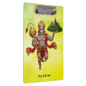 Lord Hanuman Flying Lifting Mountain Klembord (Rechts)