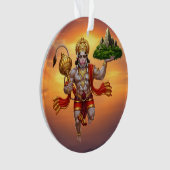 Lord Hanuman Flying Lifting Mountain Ornament (voorkant)