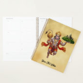 Lord Hanuman Flying Lifting Mountain Planner (Display)