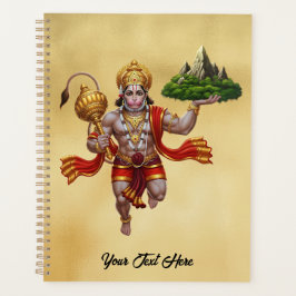 Lord Hanuman Flying Lifting Mountain Planner