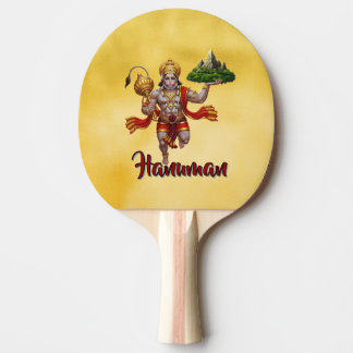Lord Hanuman Flying Lifting Mountain Tafeltennisbatje