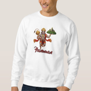 Lord Hanuman Flying Lifting Mountain Trui