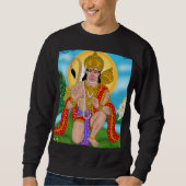 Lord Hanuman Hoodie – Spiritual Clothing & Casual  Trui (Voorkant)