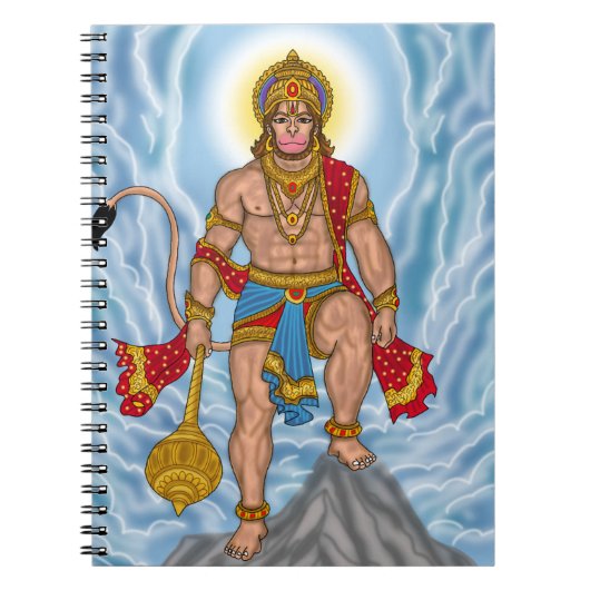 Lord Hanuman kantoorartikelen Notitieboek (Voorkant)