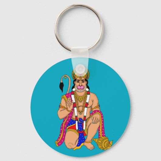 Lord Hanuman Keychain (Voorkant)