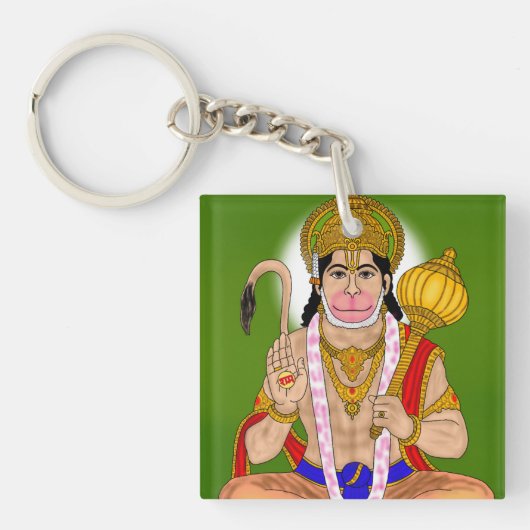 Lord Hanuman Keychain (voorkant)
