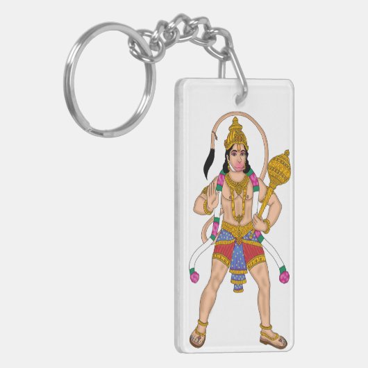 Lord Hanuman Keychain (Voorkant Links)