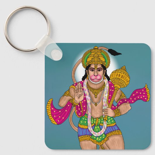 Lord Hanuman Keychain (Voorkant)