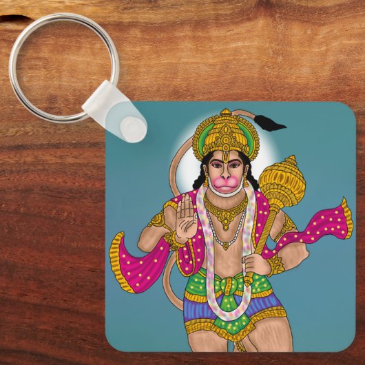 Lord Hanuman Keychain (Voorkant)
