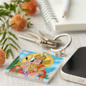 Lord Hanuman Keyring – Spiritual Keychain for Ever (Voorkant Rechts)