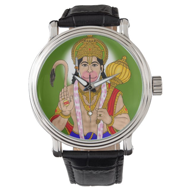 Lord Hanuman-klok Horloge (Voorkant)