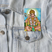 Lord Hanuman-knop Button (Insitu)