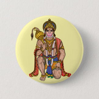 Lord Hanuman-knop Ronde Button 5,7 Cm