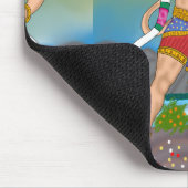 Lord Hanuman Mouse Pad Muismat (Hoek)