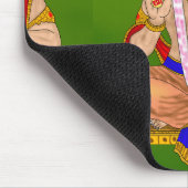Lord Hanuman Mouse Pad Muismat (Hoek)