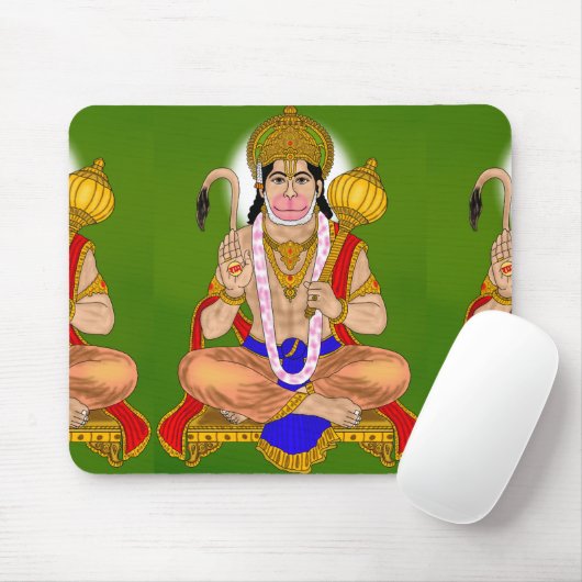 Lord Hanuman Mouse Pad Muismat (Met muis)