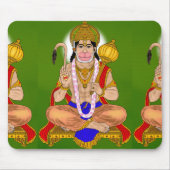 Lord Hanuman Mouse Pad Muismat (Voorkant)