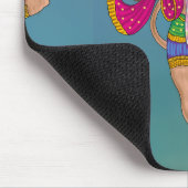 Lord Hanuman Mouse Pad Muismat (Hoek)