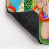 Lord Hanuman Mouse Pad – Spiritual Desk Accessory Muismat (Hoek)