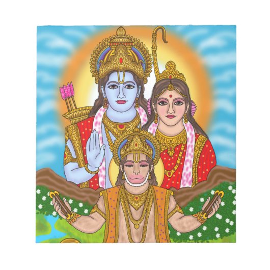 Lord Hanuman Notitieblok (Voorkant)