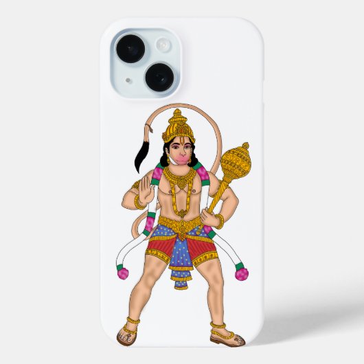 Lord Hanuman Phone Cover (Achterkant)