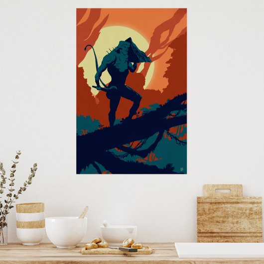 Lord Hanuman Poster (Keuken)