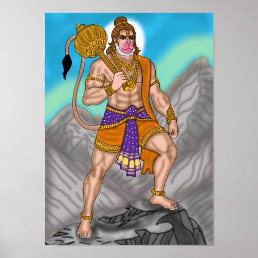 Lord Hanuman Poster (Voorkant)